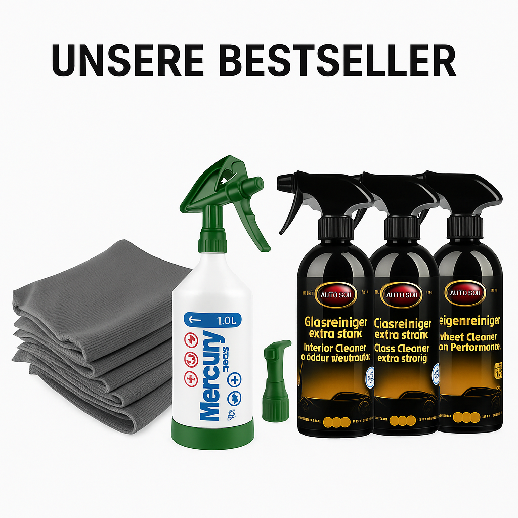 UNSERE BESTSELLER Premium-Produkte - Valet PRO® Mikrofaser, KWAZAR® Sprühgerät, AUTOSOL® Innenreiniger - www.pap-auto.ch