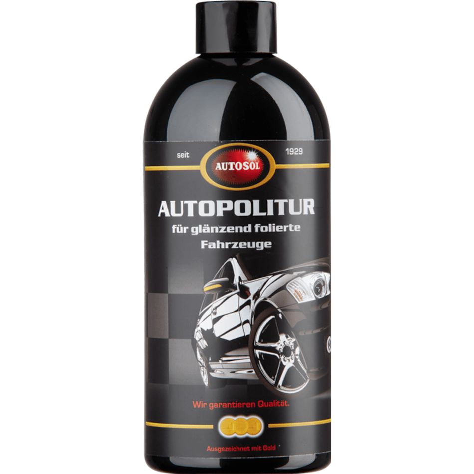 AUTOSOL® - Autopolitur für Glänzend Folierte Fahrzeuge - 500ml - www.pap-auto.ch