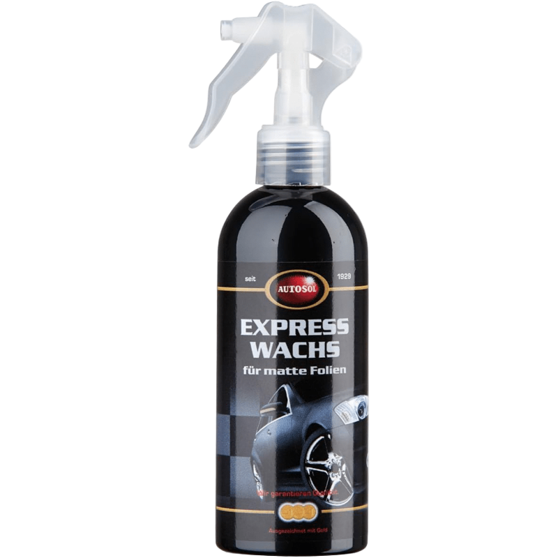AUTOSOL Express wax matte Folien 250ml Spruehflasche Folienpflege