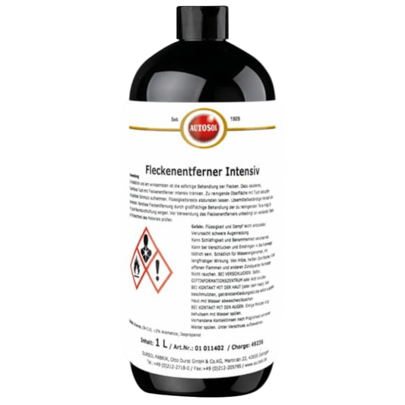 AUTOSOL Fleckenentferner Intensiv 1 Liter Flasche Intensivreiniger transparent