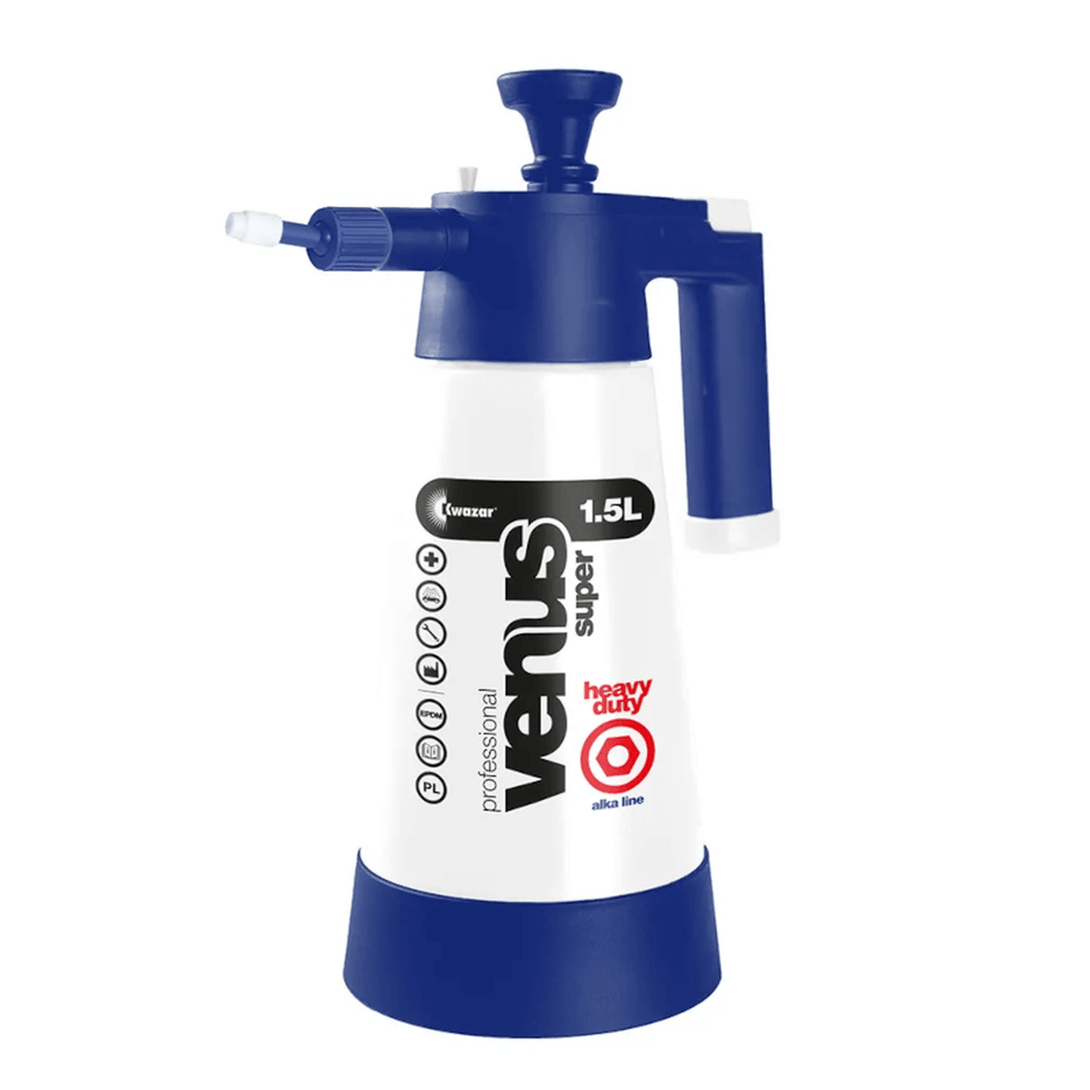 KWAZAR® - Venus Super HD Alka Line Pumpsprüher - 1,5 Liter