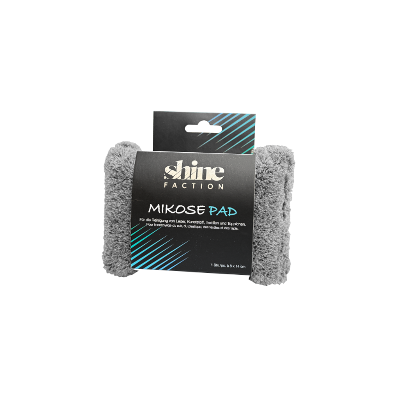 Shine Faction Mikose Pad Grau Mikrofaser Reinigungspad 
