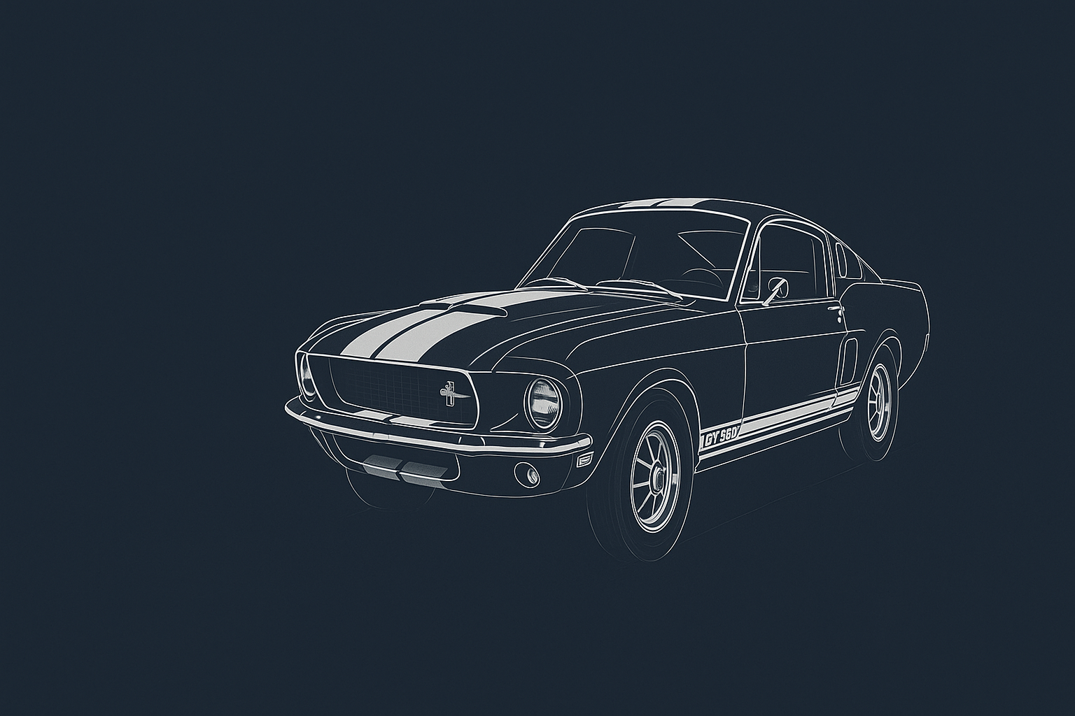 Shelby mehr rechts positioniert